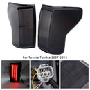 Links + Rechts LED-achterlichten voor Toyota Tundra 2007-2013 Zwarte behuizing Gerookte lens-6