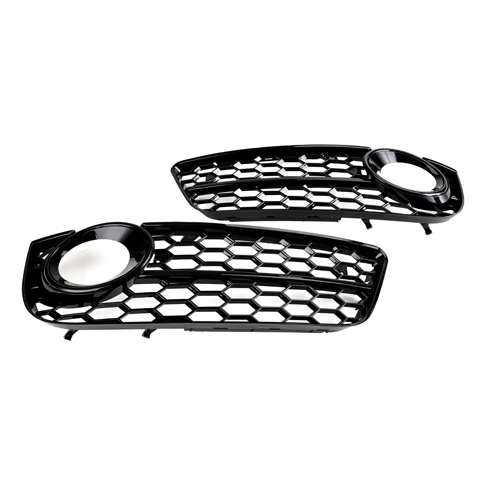 Audi 2007-2011 A5 Standart Style 1522024 Paire de grilles de phare antibrouillard avant en nid d'abeille