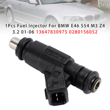 1Pcs Fuel Injector For BMW E46 S54 M3 Z4 3.2 01-06 13647830975 0280156052 - 0