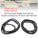 2X etuoven kumitiivistesarja Toyota LandCruiser 79 -sarjan HZJ HDJ FZJ-2