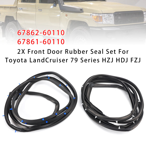 2X etuoven kumitiivistesarja Toyota LandCruiser 79 -sarjan HZJ HDJ FZJ
