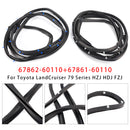 2X etuoven kumitiivistesarja Toyota LandCruiser 79 -sarjan HZJ HDJ FZJ-4