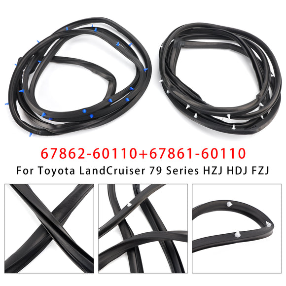 2X etuoven kumitiivistesarja Toyota LandCruiser 79 -sarjan HZJ HDJ FZJ