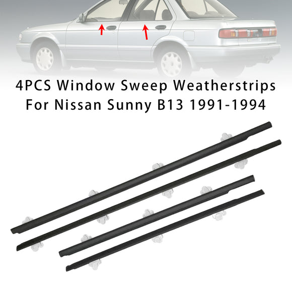 4 kpl ikkunanpyyhkäisyliuskat Nissan Sunny B13:lle 1991-1994
