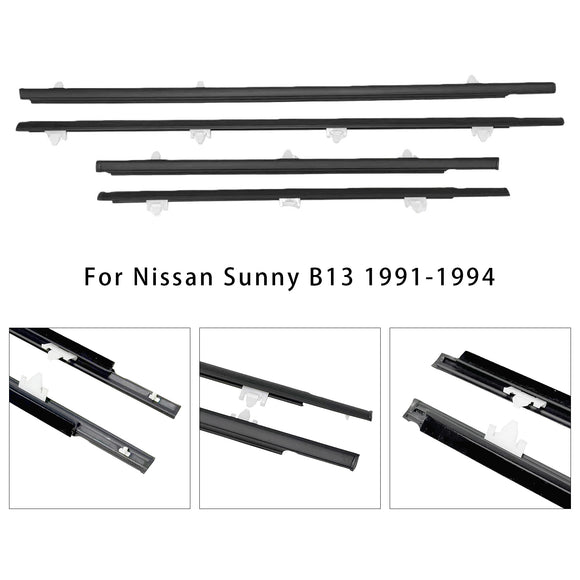 4 kpl ikkunanpyyhkäisyliuskat Nissan Sunny B13:lle 1991-1994