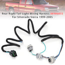 Arnés de cableado de luz trasera derecha 88986855 para Silverado Sierra 1999-2005-2
