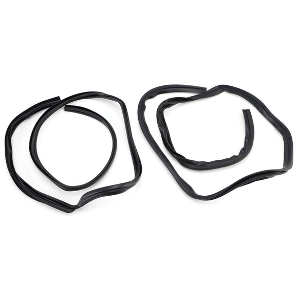 Burlete de riel lateral de techo delantero de 2 uds para Toyota AE86 Corolla 1983-1987 de 2 puertas