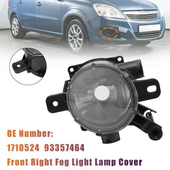 Couvercle de phare antibrouillard avant droit 1710525 93357465 pour Opel Zafira B (A05) 2008 – 2011