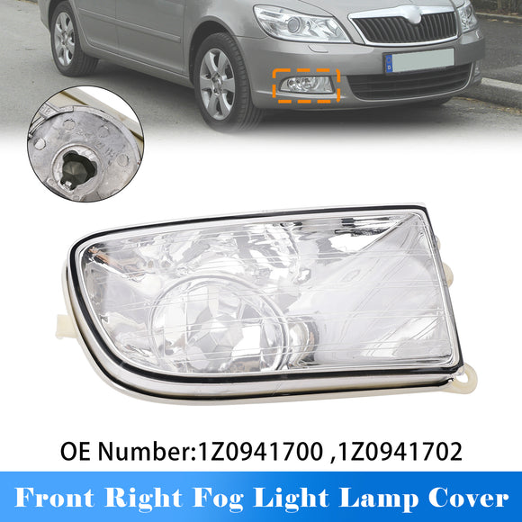 Front Right Fog Light Lamp Cover 1710525 93357465 For Skoda Octavia II 2004-2008