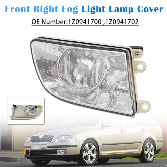 Front Right Fog Light Lamp Cover 1710525 93357465 For Skoda Octavia II 2004-2008
