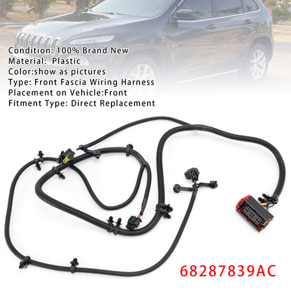Jeep Cherokee 2019 Front Fascia Wiring Harness 68287839AC