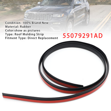 2011-2022 Jeep Grand Cherokee  Left Roof Molding Strip 55079291AD - 0