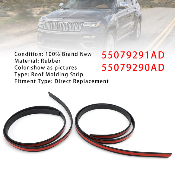 Linker + rechter Dachformstreifen 55079291AD 290AD für Jeep Grand Cherokee 2011–2022