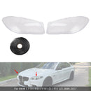Left+Right Headlight Plastic Cover with Seal Kit  171425-02 63117271912 For BMW 5  F10 F11 2009-2017-1