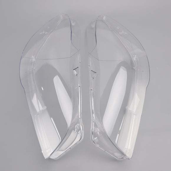 Left+Right Headlight Plastic Cover with Seal Kit  171425-02 63117271912 For BMW 5  F10 F11 2009-2017