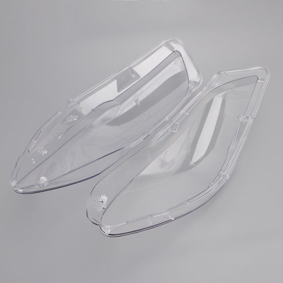 Left+Right Headlight Plastic Cover with Seal Kit  171425-02 63117271912 For BMW 5  F10 F11 2009-2017