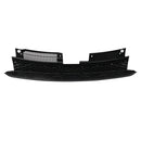 Rejilla de ajuste cromado negro con barra alta delantera estilo GTI compatible con VW Golf 6 MK6 2010-2014-7