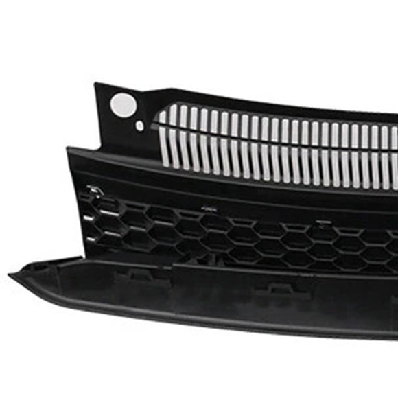 Rejilla de ajuste cromado negro con barra alta delantera estilo GTI compatible con VW Golf 6 MK6 2010-2014