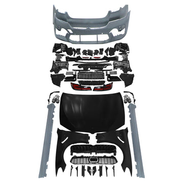 BMW 5 Series G30 G31 G38 2018-2020 Bumper Body Kit Upgrade To BMW M5 Style 2021-2025