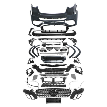 Bodykit voor voor- en achterkant geschikt voor Mercedes-Benz GLE W167 Facelift GLE63 W167 20+ AMG-stijl