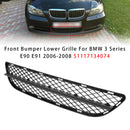 Främre stötfångare undre galler för BMW 3-serie E90 E91 2006-2008 51117134074-2