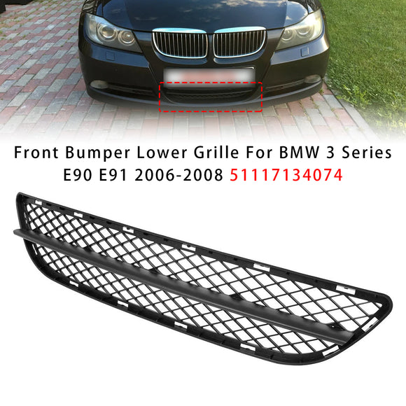 Främre stötfångare undre galler för BMW 3-serie E90 E91 2006-2008 51117134074