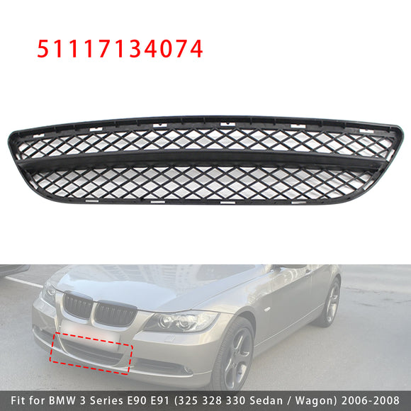 Främre stötfångare undre galler för BMW 3-serie E90 E91 2006-2008 51117134074
