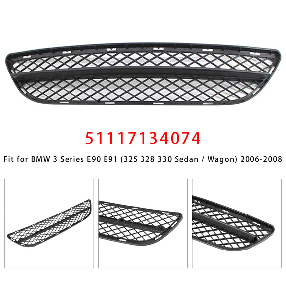 Främre stötfångare undre galler för BMW 3-serie E90 E91 2006-2008 51117134074