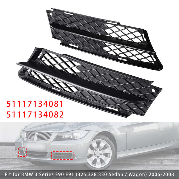 Främre dimljusgaller för BMW 3-serie E90 E91 2006-2008 51117134081