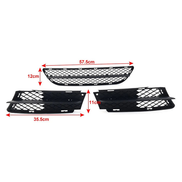 Etupuskurin alasäleikkösarja BMW 3-sarjan E90 E91 2006-2008 51117134074