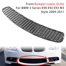 Front Bumper Lower Grille For BMW 3 Series E90 E92 E93 M3 Style 2009-2011-4