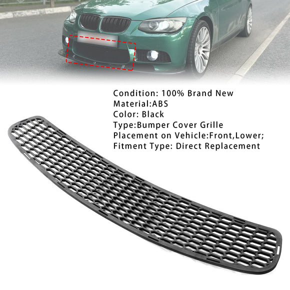 Front Bumper Lower Grille For BMW 3 Series E90 E92 E93 M3 Style 2009-2011