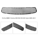 Front Bumper Lower Grille For BMW 3 Series E90 E92 E93 M3 Style 2009-2011-7