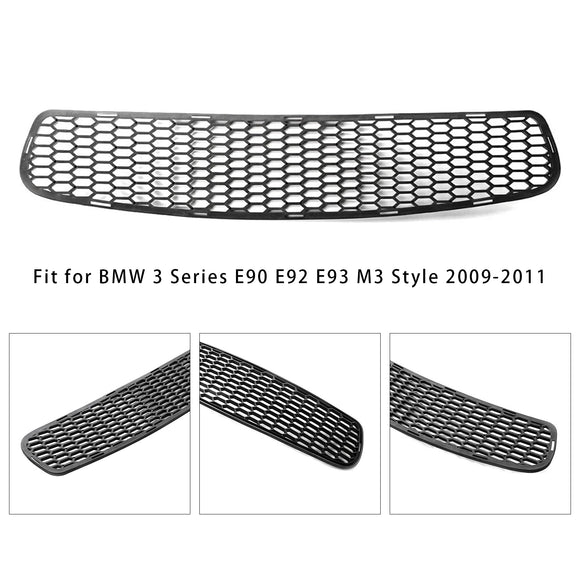 Front Bumper Lower Grille For BMW 3 Series E90 E92 E93 M3 Style 2009-2011