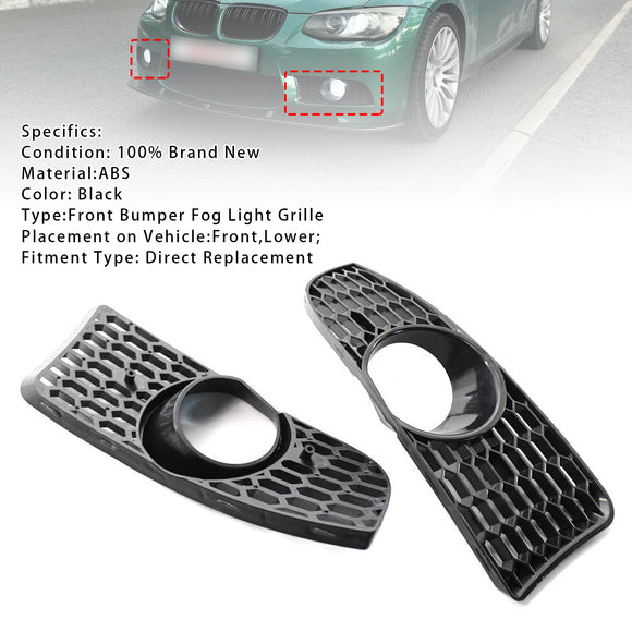 Kratka świateł przeciwmgielnych przedniego zderzaka dla BMW serii 3 E90 E92 E93 M3 Style 2009-2011