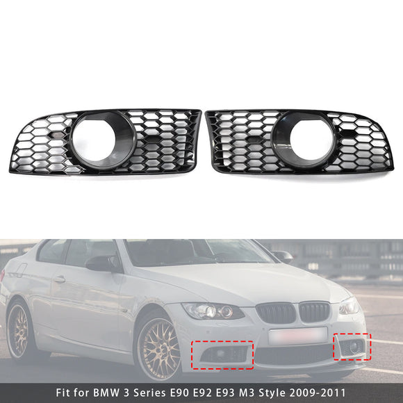 Kratka świateł przeciwmgielnych przedniego zderzaka dla BMW serii 3 E90 E92 E93 M3 Style 2009-2011