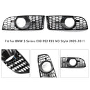 Kratka świateł przeciwmgielnych przedniego zderzaka dla BMW serii 3 E90 E92 E93 M3 Style 2009-2011-7