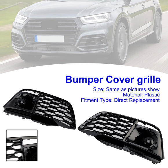 Dimljus Grillkåpa 80A807679L Passar Audi Q5 SQ5 2018-2022 Pre-Facelift W/ACC