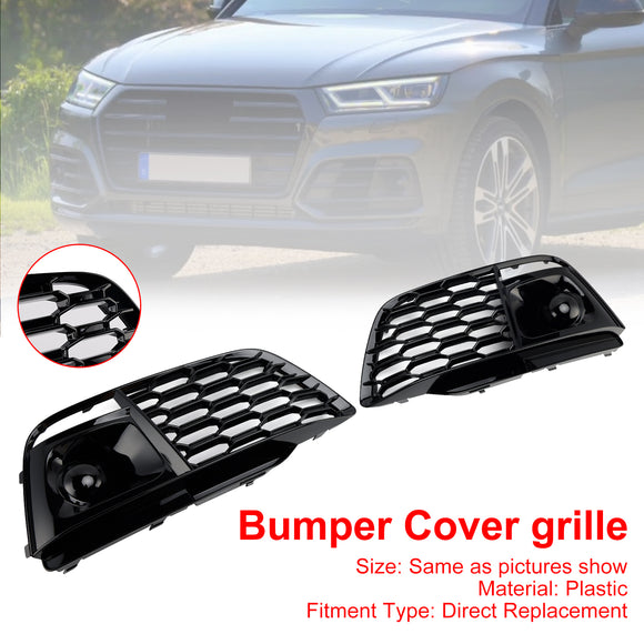 Dimljus Grillkåpa 80A807679L Passar Audi Q5 SQ5 2018-2022 Pre-Facelift W/ACC