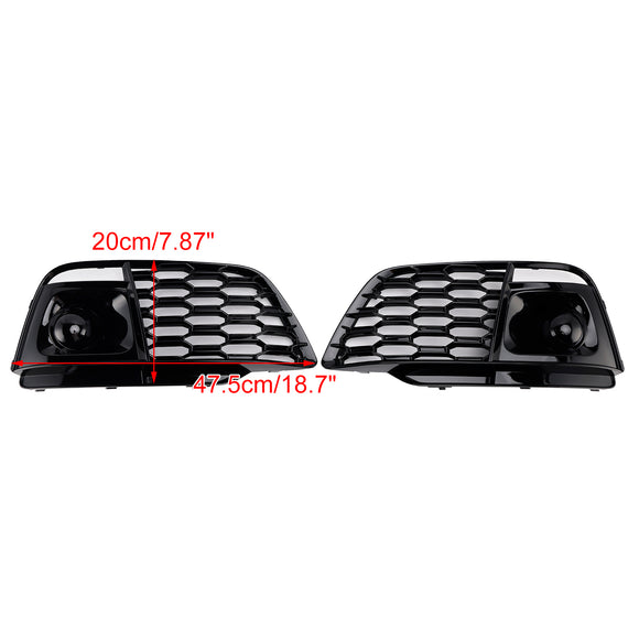 Dimljus Grillkåpa 80A807679L Passar Audi Q5 SQ5 2018-2022 Pre-Facelift W/ACC