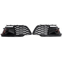 Fog Light Grille Cover 80A807680L Fit Audi Q5 SQ5 2018-2022 Pre-Facelift W/ACC-9