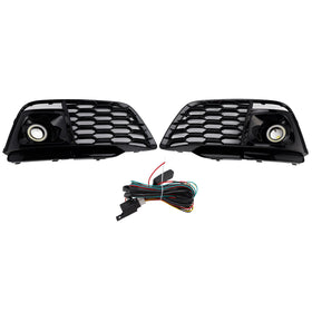 Sumuvalon säleikkö 80A807680L Fit Audi Q5 SQ5 2018-2022 Pre-Facelift W/ACC
