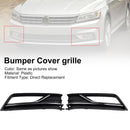 2PCS Fog Light Lamp Grille Cover Fit VW Passat B8 NMS (USA Car) 2016-2018-2