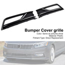 2PCS Fog Light Lamp Grille Cover Fit VW Passat B8 NMS (USA Car) 2016-2018-3