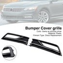 2PCS Fog Light Lamp Grille Cover Fit VW Passat B8 NMS (USA Car) 2016-2018-4