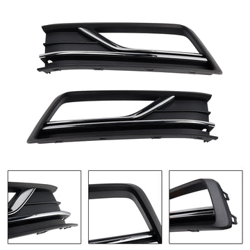 2 STUKS Mistlamp Lamp Grille Cover Fit VW Passat B8 NMS (USA Auto) 2016-2018