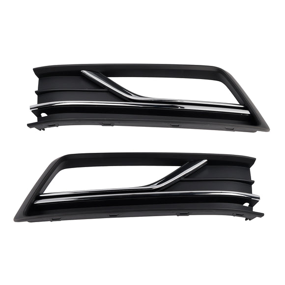 2PCS Fog Light Lamp Grille Cover Fit VW Passat B8 NMS (USA Car) 2016-2018