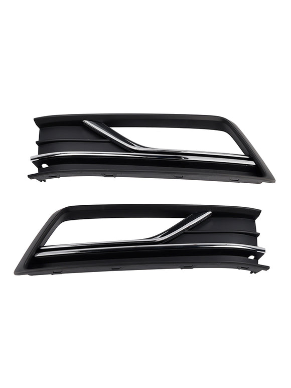 2PCS Fog Light Lamp Grille Cover Fit VW Passat B8 NMS (USA Car) 2016-2018