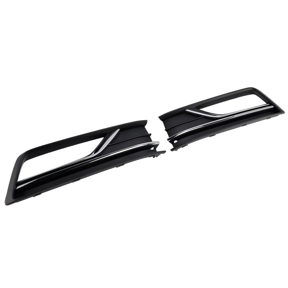 2PCS Fog Light Lamp Grille Cover Fit VW Passat B8 NMS (USA Car) 2016-2018