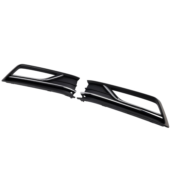 2PCS Fog Light Lamp Grille Cover Fit VW Passat B8 NMS (USA Car) 2016-2018